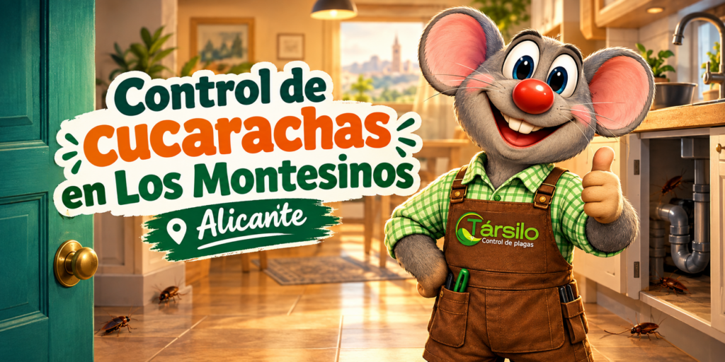 Control de cucarachas en Los Montesinos (Alicante)